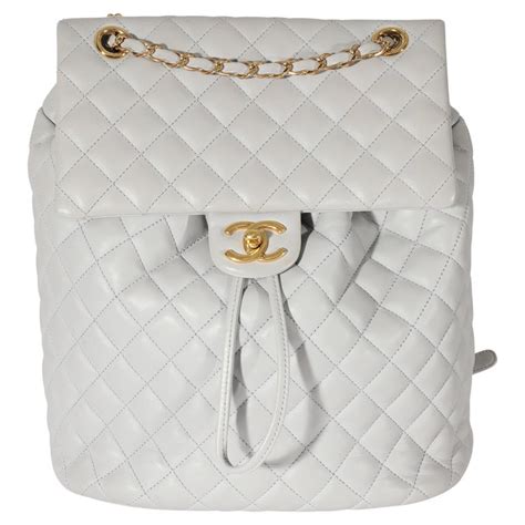 chanel urban spirit backpack gray|Chanel backpack ioffer.